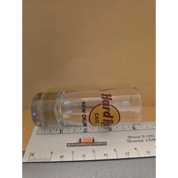Hard Rock Cafe New Orleans 4" Shot Glass No Chips or Cracks - Picture 2 of 2